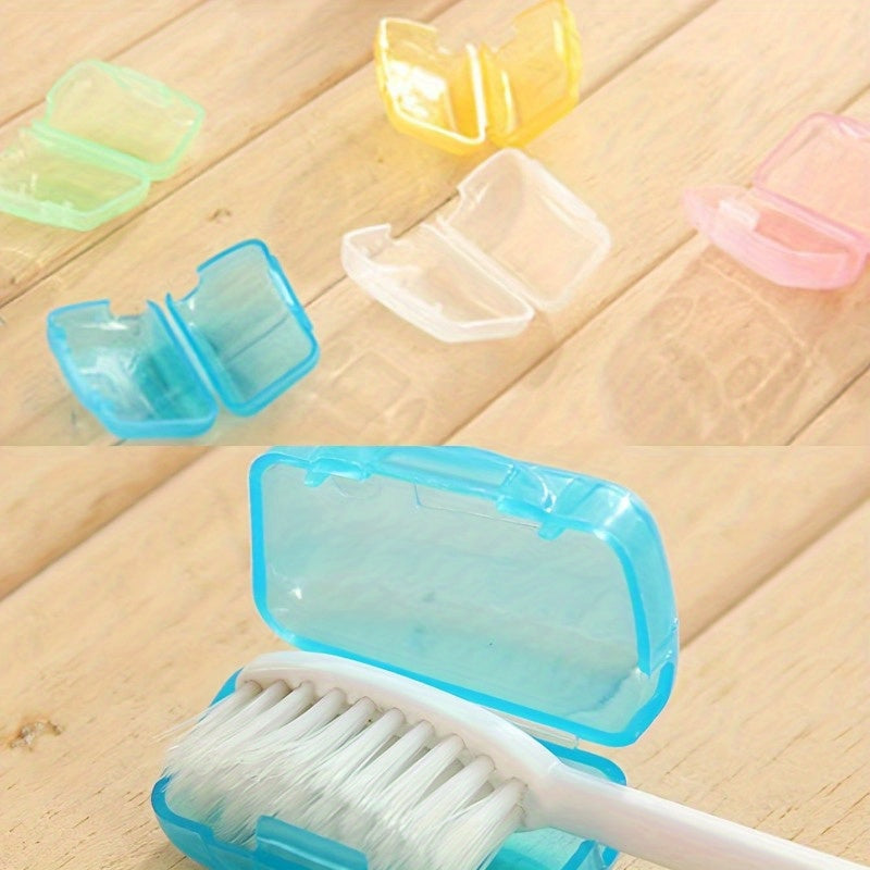 5pcs Toothbrush Head Cover Portable Travel Protective Case