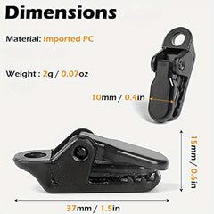 12pcs Tarp Clips Crocodile Tent Awning Clamps Set Heavy Duty Lock Grip Camping
