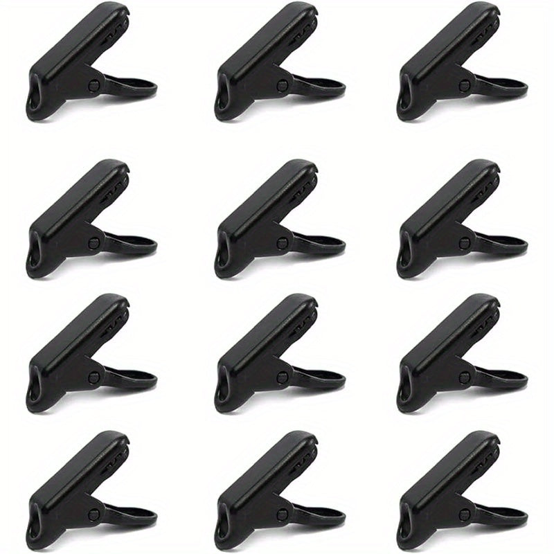 12pcs Tarp Clips Crocodile Tent Awning Clamps Set Heavy Duty Lock Grip Camping