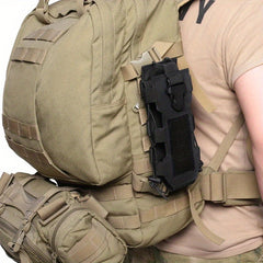 Molle Water Bottle Pouch Bag Travel Hiking Outdoor Drawstring Holder Carrier