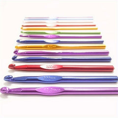 8pcs Colorful Aluminum Crochet Hook Set