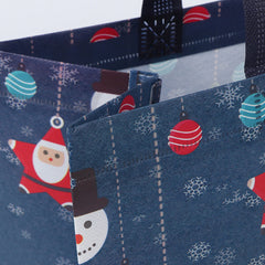 3pcs Gift Packaging Bag Large Capacity Portable Christmas Tote Bag