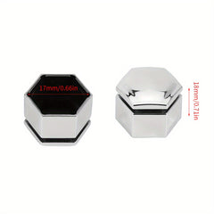 20pcs Car Wheel Nut Cap 17mm Bolt Rims Decoration Dust Proof