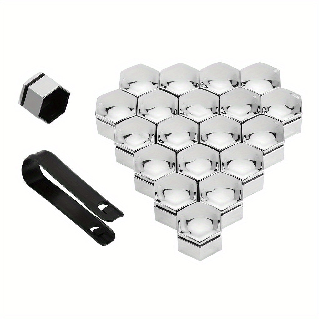 20pcs Car Wheel Nut Cap 17mm Bolt Rims Decoration Dust Proof