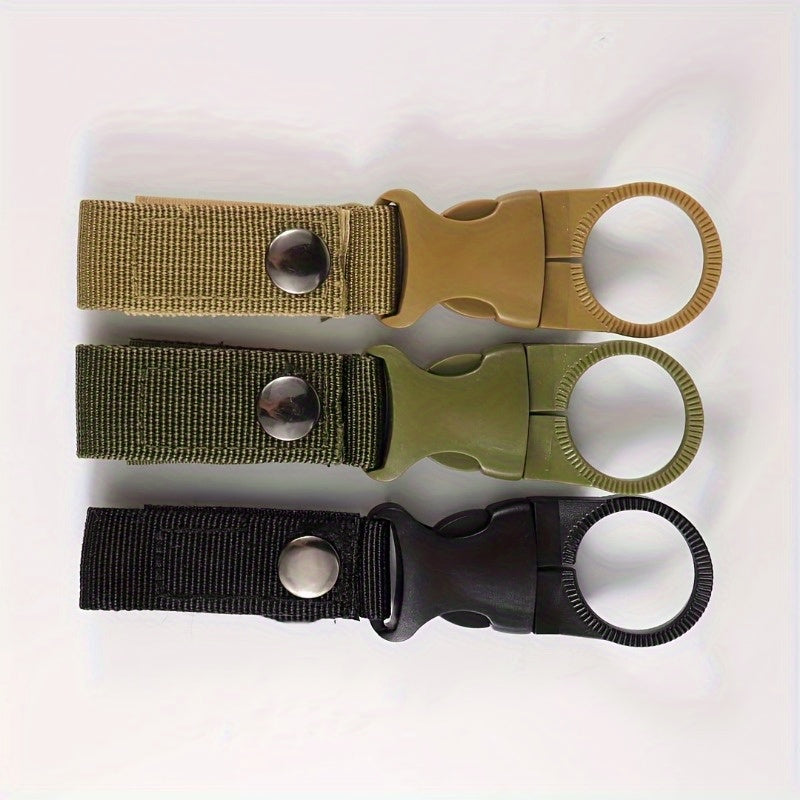 Nylon Keychain Water Bottle Clip Backpack Hanging Key Chain Cup Holder