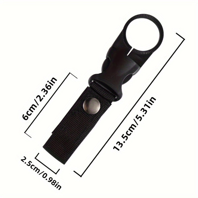 Nylon Keychain Water Bottle Clip Backpack Hanging Key Chain Cup Holder