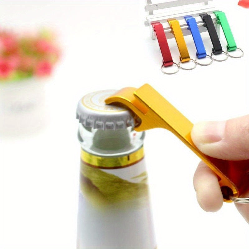 Aluminum Beer Bottle Opener Key Chain Random
