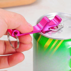 Aluminum Beer Bottle Opener Key Chain Random