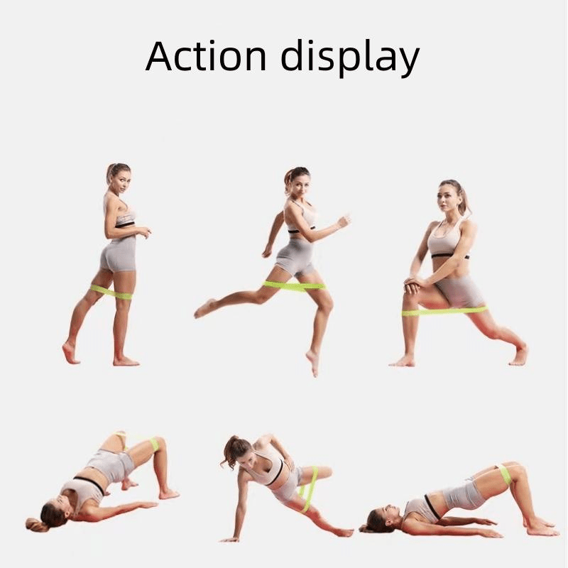 5pcs Yoga Resistance Bands Hip Strengthening Pilates Equipment