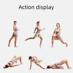 5pcs Yoga Resistance Bands Hip Strengthening Pilates Equipment