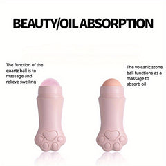 Absorbing Volcanic Roller Face Massager Skincare Tool
