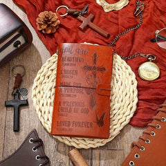 Vintage Faux Leather Sketch Journal Notebook 136 Sheets