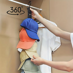Hat Hanging Storage Tool with 8 Shelves - Holds 16 Hats - for Hat Shops