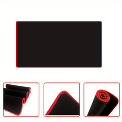 Blank Rubber Mouse Pad Oversized Thick Sewn Edge Mouse Pad