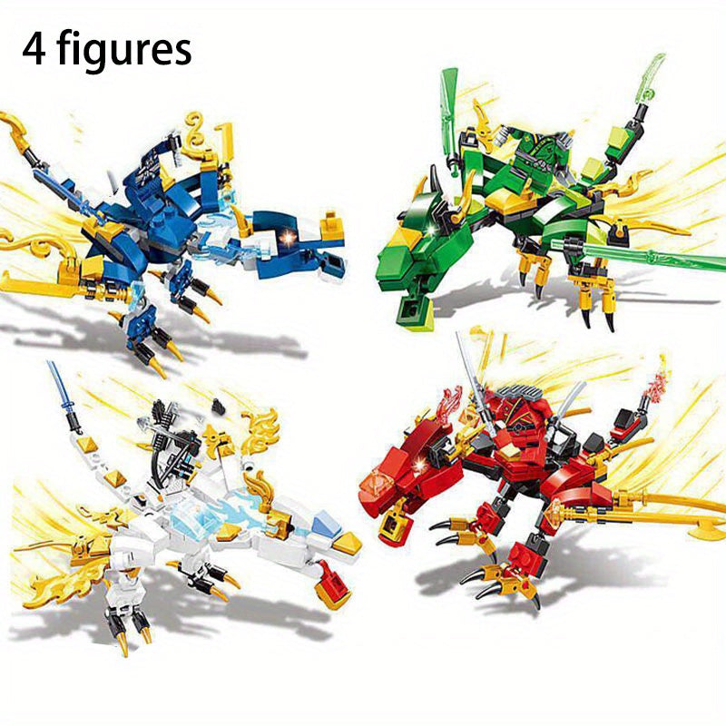 Dragon Building Blocks Toy for Birthday Christmas
