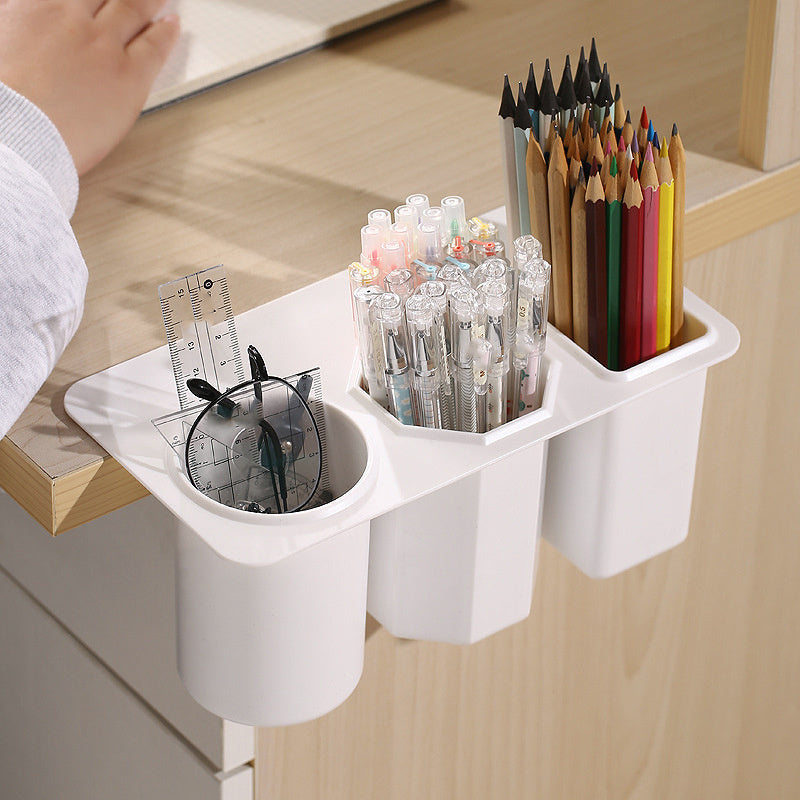 Desktop Storage Box Hangable Pen Cup Pen Organizer