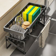 Kitchen Rack Rag Drain Rack Punch Household Spice Rack Sink Faucet Sink Rack
