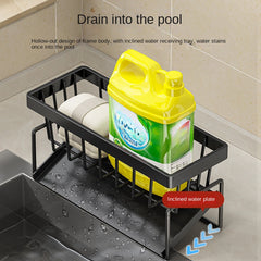 Kitchen Rack Rag Drain Rack Punch Household Spice Rack Sink Faucet Sink Rack