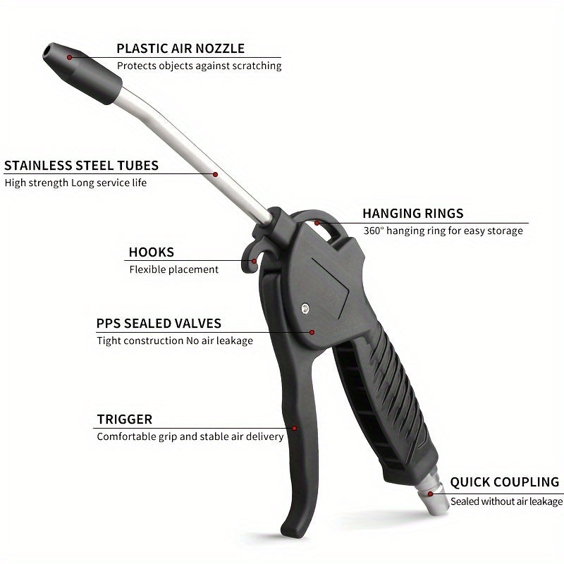 Air Blower Tool Accessories High Volume Air Flow Nozzle