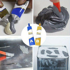 20 50 100g A B Metal Repair Paste Glue Heat Resistance Welding Adhesive