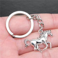 Vintage Horse Pendant Keychain for Women Girls