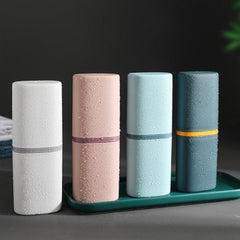 Portable Toothbrush Holder Box Travel Camping Toothbrush Toothpaste Storage