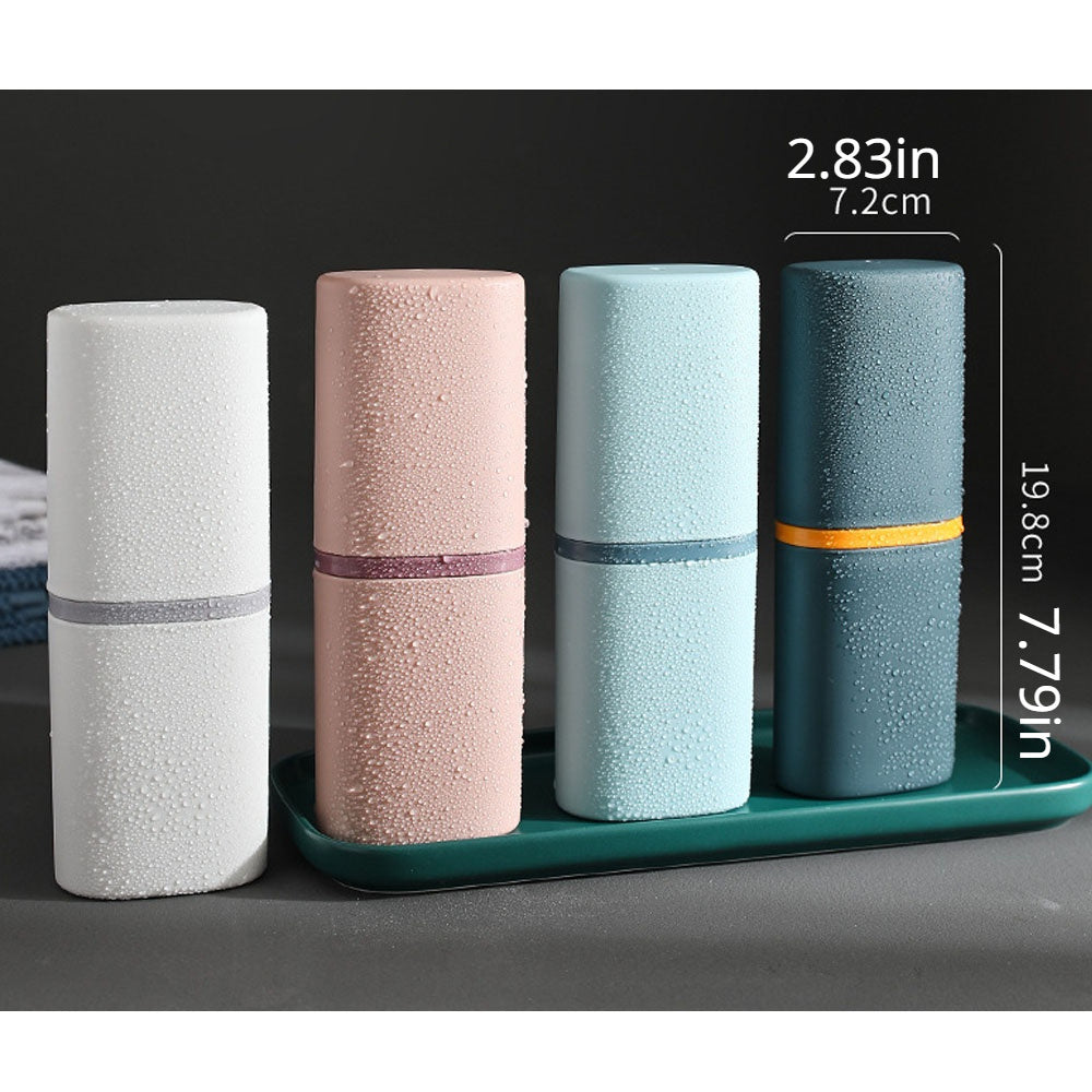 Portable Toothbrush Holder Box Travel Camping Toothbrush Toothpaste Storage