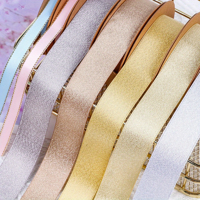 Christmas Solid Webbing Ribbon DIY Accessories for Bouquets