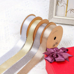 Christmas Solid Webbing Ribbon DIY Accessories for Bouquets