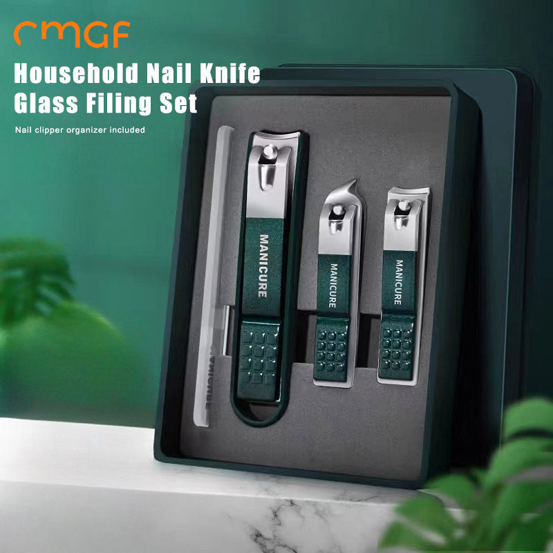 3pcs Portable Nail Clippers Fingernail & Toenail Cutter Manicure Tool