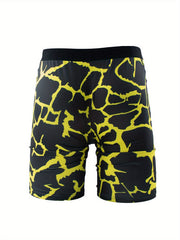 Geometry Pattern High Stretch Boxer Briefs for Men