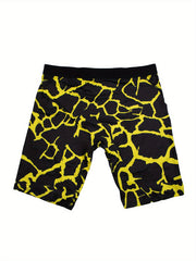 Geometry Pattern High Stretch Boxer Briefs for Men
