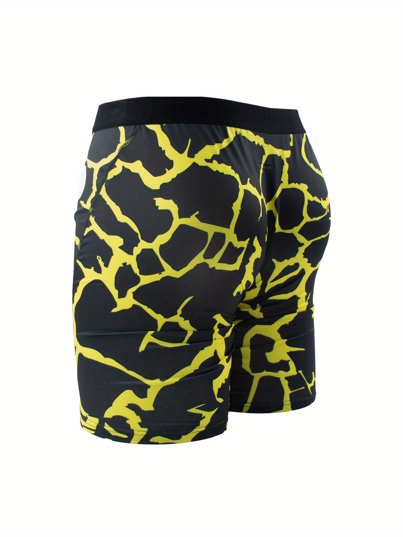 Geometry Pattern High Stretch Boxer Briefs for Men