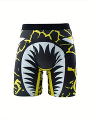 Geometry Pattern High Stretch Boxer Briefs for Men