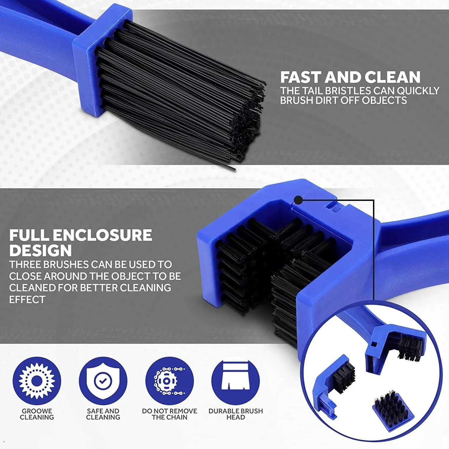 Bike Chain Cleaning Brush - Maintenance Accessory