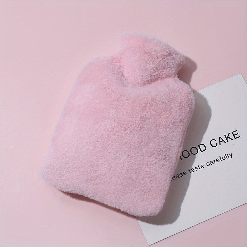 Portable Hand Warmer With Faux Rabbit Flannel Cover