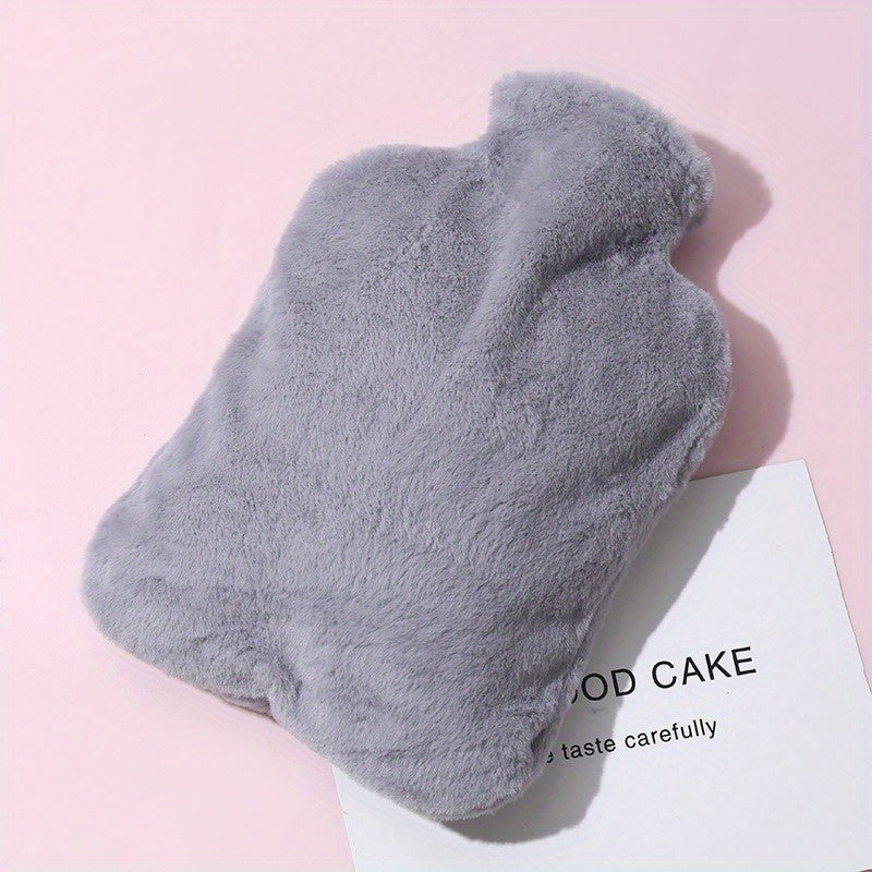 Portable Hand Warmer With Faux Rabbit Flannel Cover