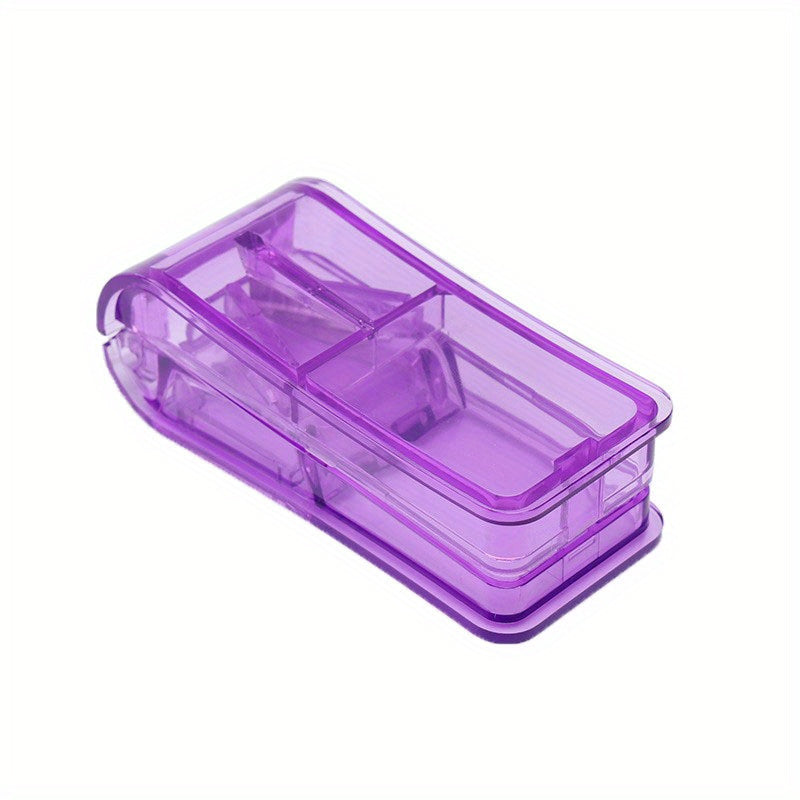 2 in 1 Pill Cutter Portable Medicine Box