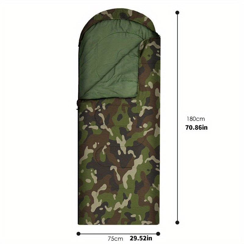 Waterproof Camo Sleeping Bag for Camping