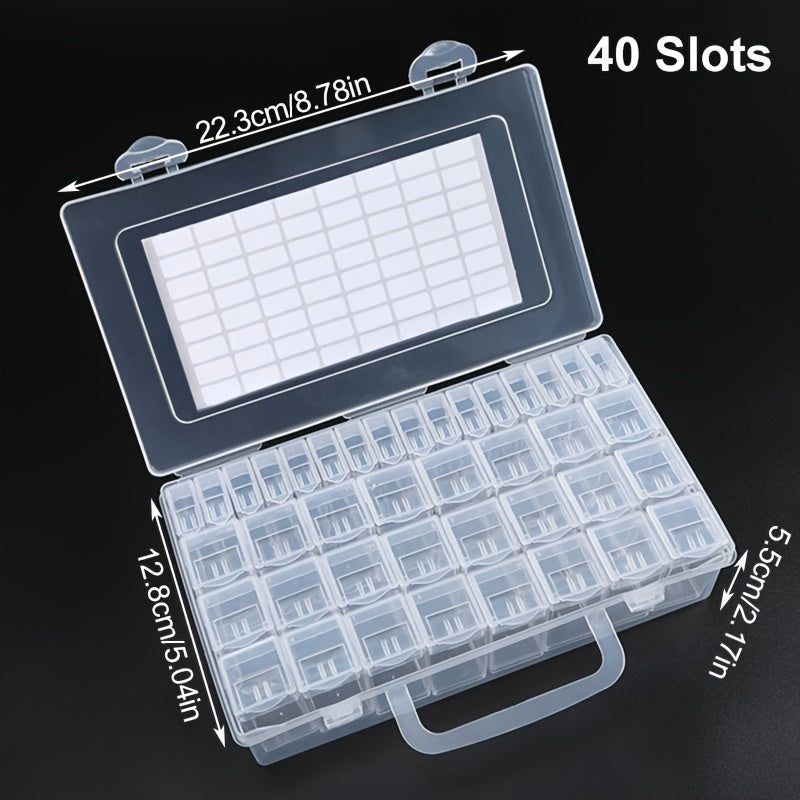 Clear Storage Box for Diamond Painting Beads
