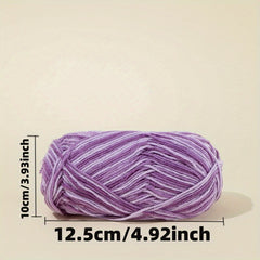 3 Strands Gradient Wool Braided Line for Knitting Crochet Crafts
