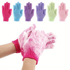 4pcs Exfoliating Bath Gloves for Soft Smooth Skin Bath Shower