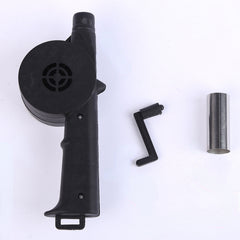 BBQ Fan Air Blower Fast Fire Starter Hand Crank for Outdoor Cooking