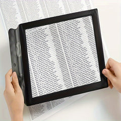 3X A4 Full Page Magnifying Glass for Elderly Reading Tool