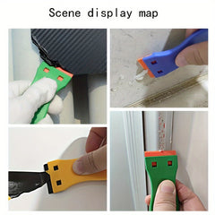 Plastic Razor Blade Scraper Set 2 Tools 20 Blades Labels Decal Rem