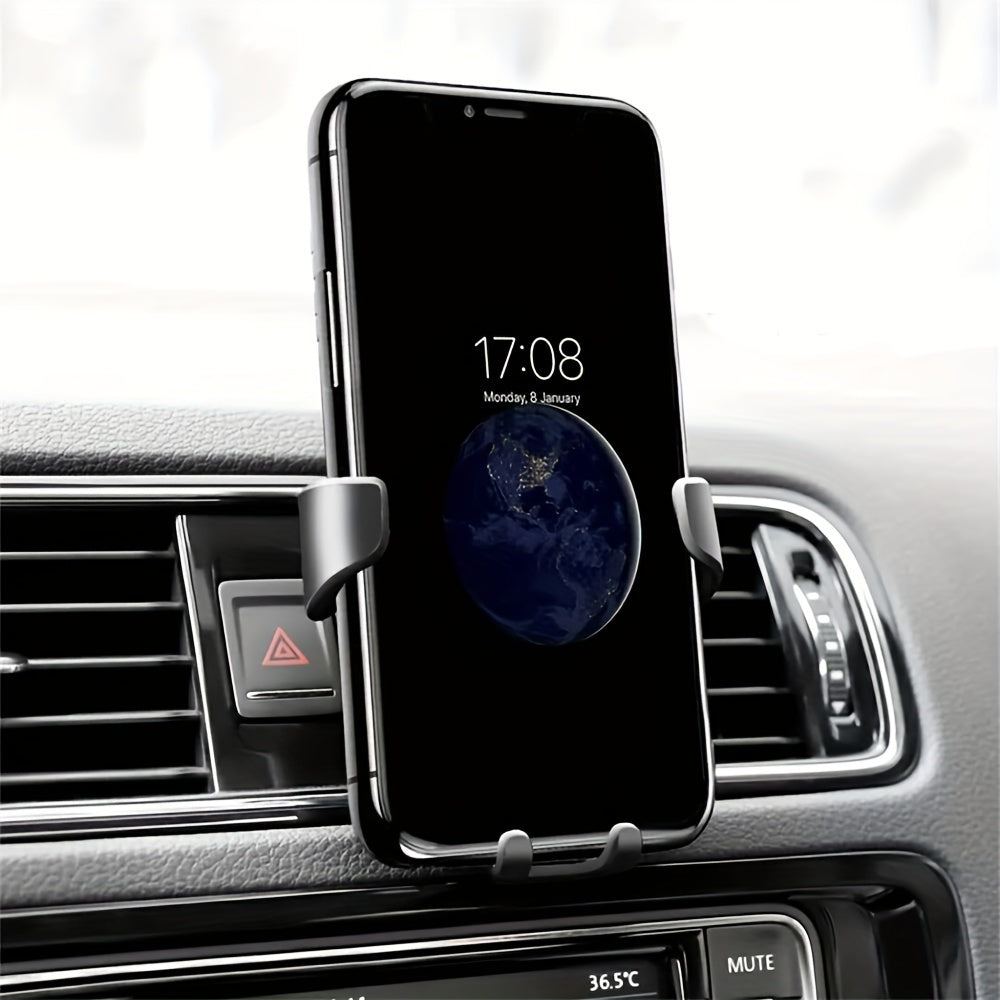 Gravity Car Phone Holder Air Vent Clip Mount Mobile Cell Stand Red Lucky Cloud