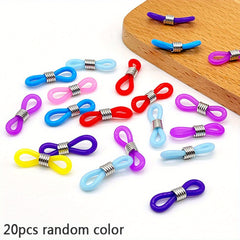 20pcs Knitting Needle Stoppers Soft Silicone Stitch Stopper