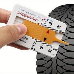 Tyre Tread Depth Gauge 0-20mm Portable Tire Ruler for Car Motorcycle Bike