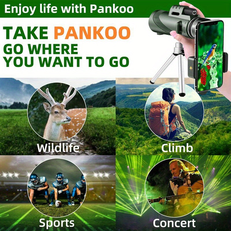 Portable Zoom HD 5000M Mini Telescope for Outdoor Sports Camping