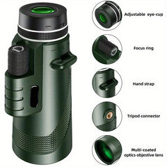 Portable Zoom HD 5000M Mini Telescope for Outdoor Sports Camping
